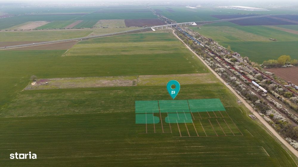 Teren dezvoltare bloc P+2E+M Giroc PUZ aprobat