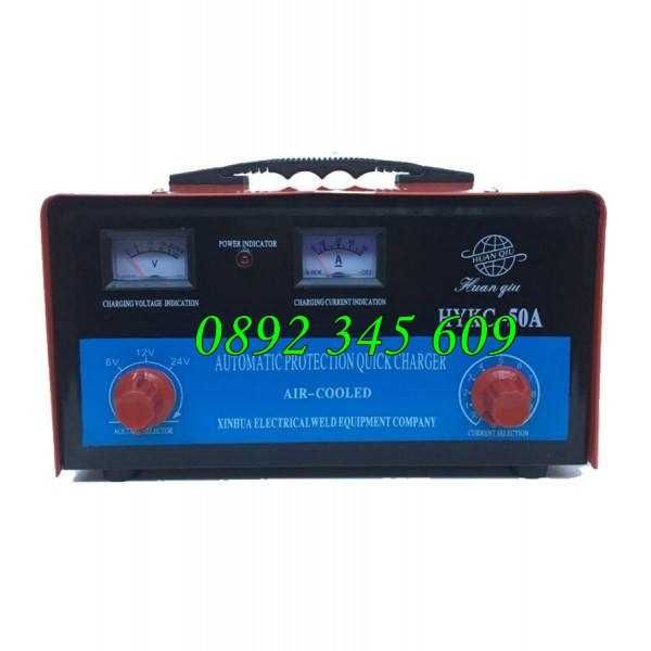 Зарядно за акумулатор 50А за 6/12 и 24V акумулатори