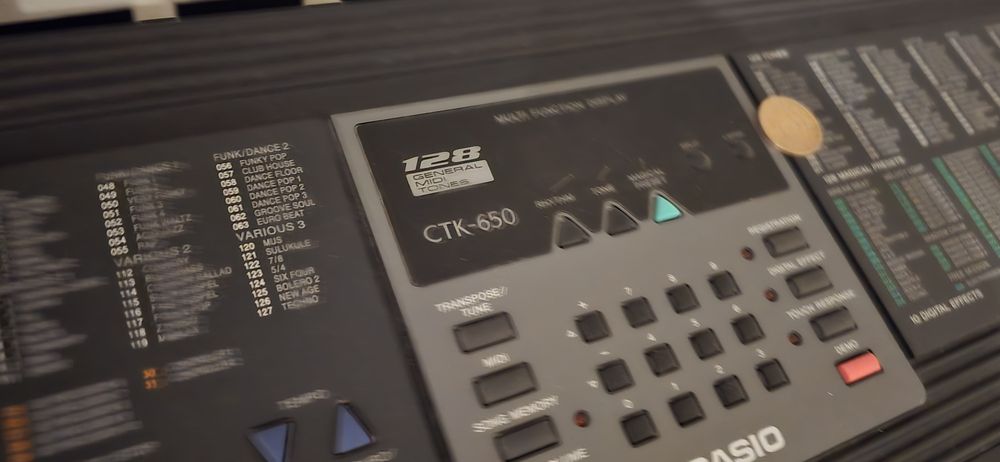 Orga sintetizator Casio CTK 650