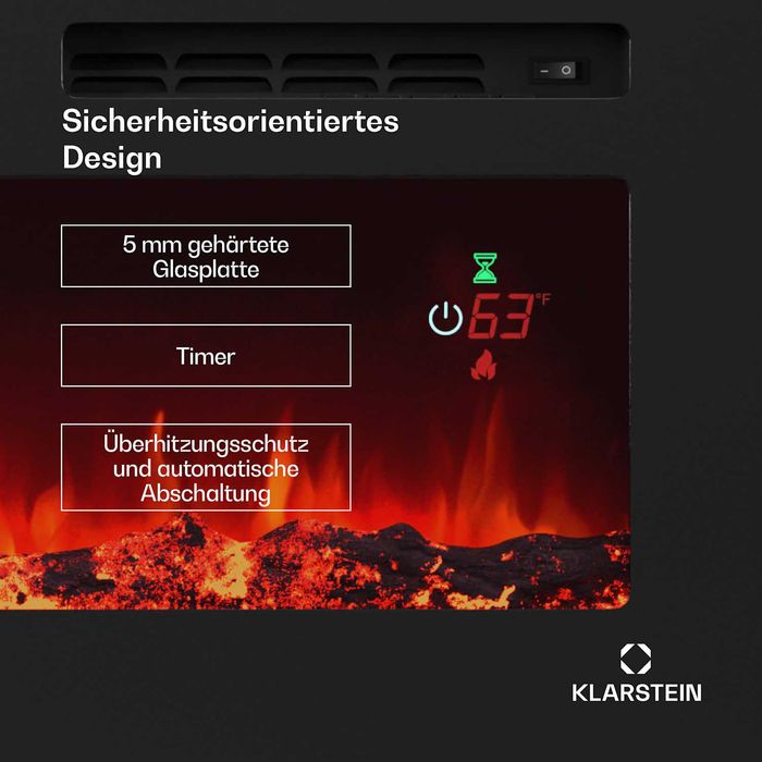 Интелигентна електрическа камина Galeras Smart | 127 x 47 x 13 cm