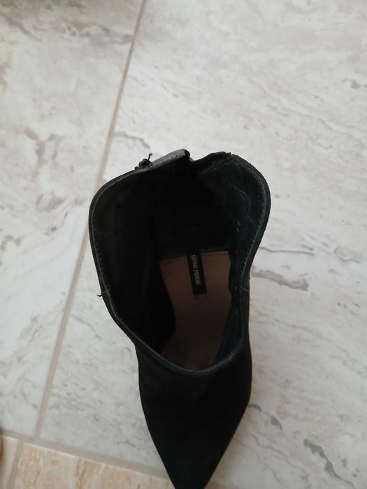 Ghete din piele culoare negru