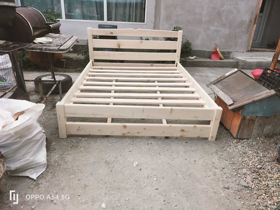 Pat din lemn - dimensiuni diferite