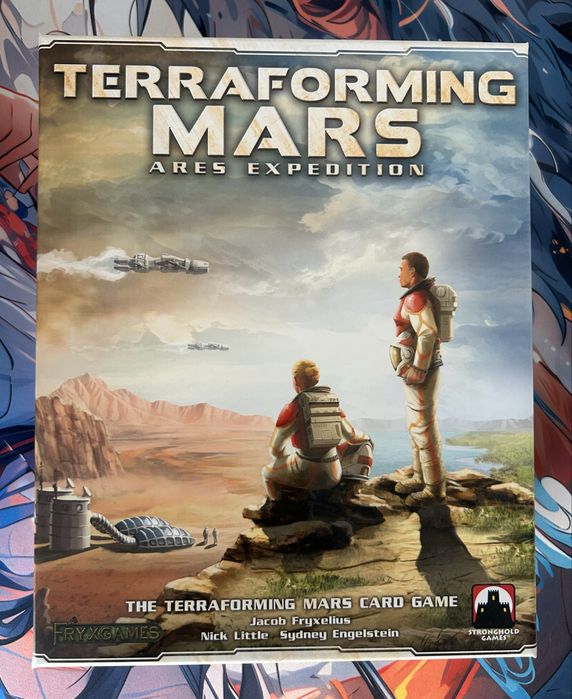 Boardgame Terraforming Mars Ares Expedition Collector’s Edition + Promo Cards (impecabil, sleeved)