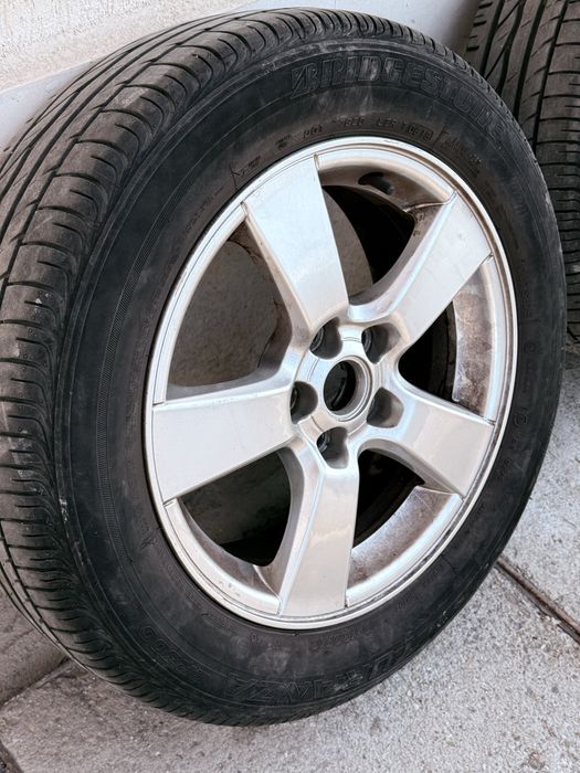 Алуминиеви джанти 16" 5х105 за Chevrolet Cruze / Opel + 8 бр. гуми 205/60 R16 (Semperit + Bridgestone)