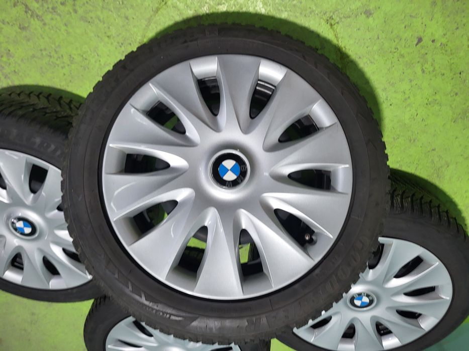 16 5x120 Bmw метални джанти с тасове гуми 5х120 бмв
