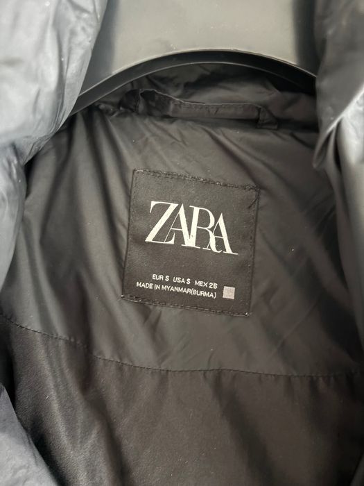 Черно зимно яке  ZARA