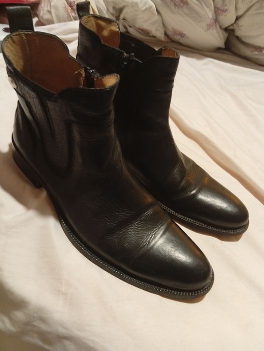 Черни боти №43 естествена кожа
