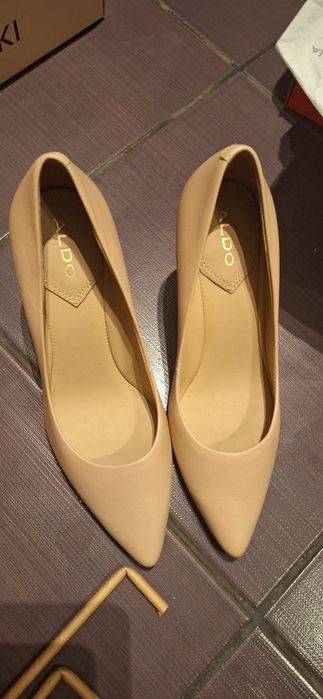 Pantofi stiletto piele naturala