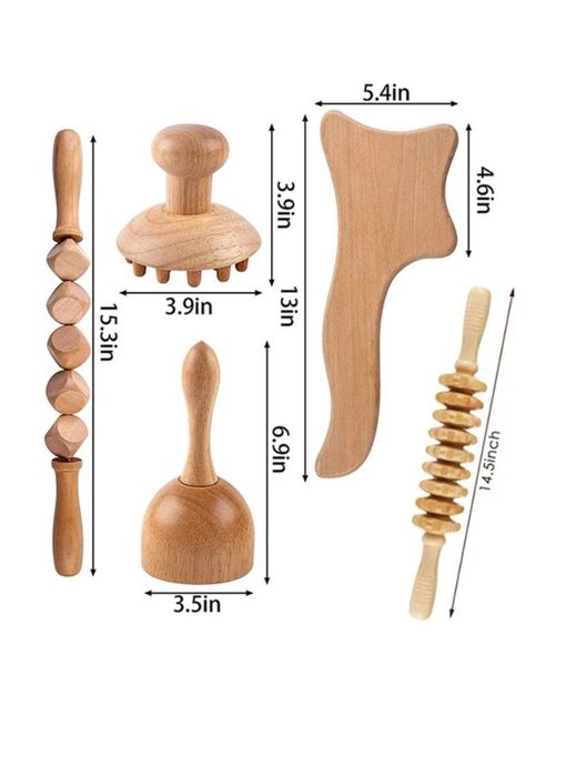 Массажный набор для лечения древесины, инструмент для лимфатического д