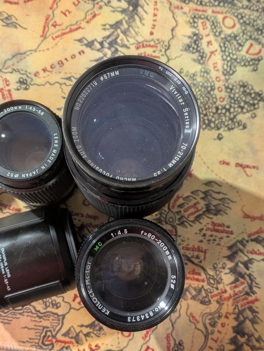 Lot obiective vintage Olympus OM