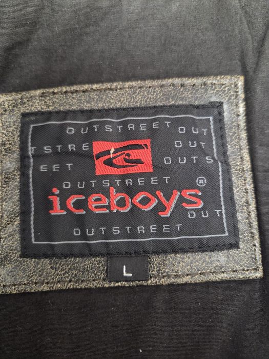 Geaca de piele naturala barbati Iceboys L