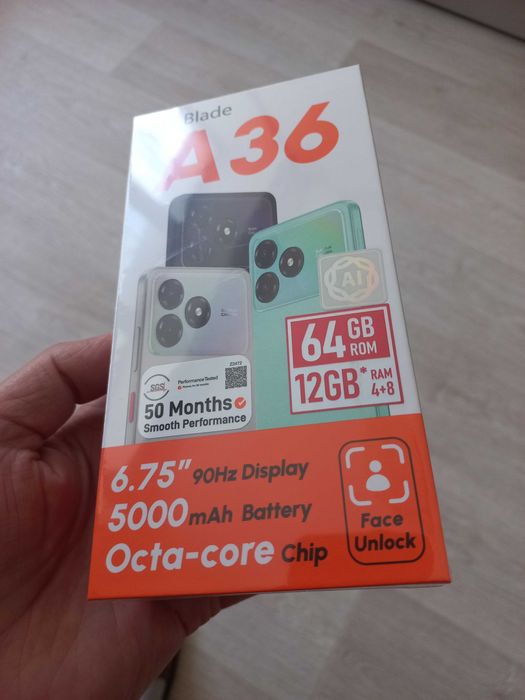 Смартфон ZTE A36 64 GB 5000mAh