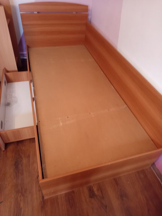 Pat tineret/copii cu sertar depozitare - 90x200 cm