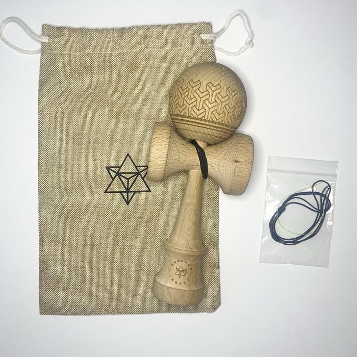 Kendama Israel Kintsugi - Anti Skid - Natural Hog