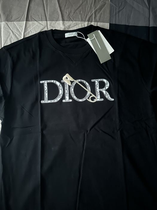 Tricou Christian Dior, negru, marime M, L