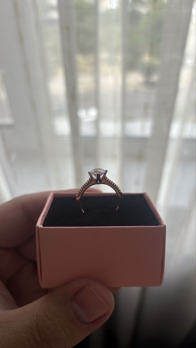 Кольцо помолвочное: серебро