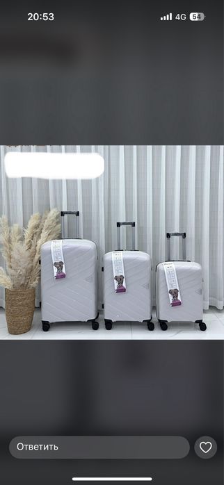 Чемоданы полипропилен.