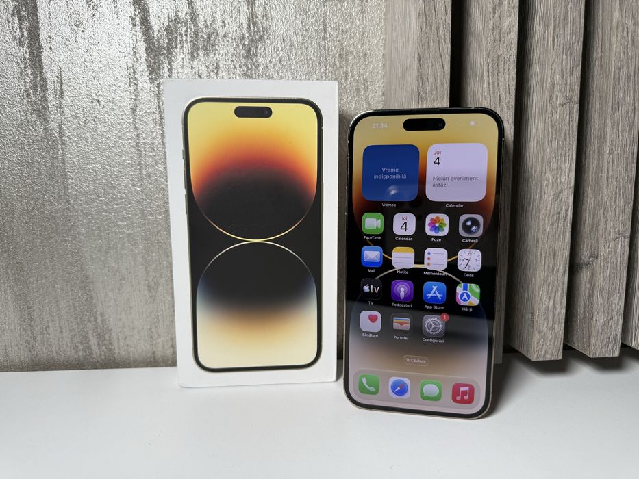 iPhone 14 Pro 256GB Gold Garantie 24 luni Universul Telefoanelor