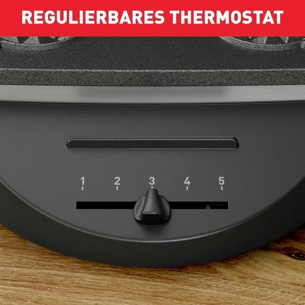 Нов Гофретник от Неръждаема Стомана Tefal WM 311D, 2 години Гаранция, 1200W