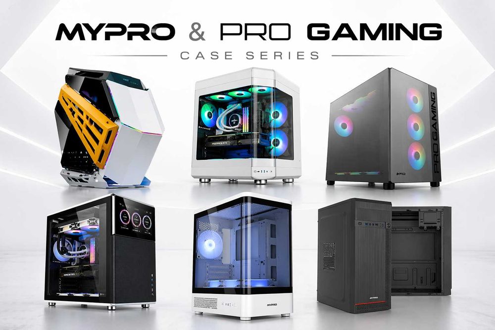 Компьютерные корпуса MYPRO & PRO GAMING — ассортимент и от первых рук
