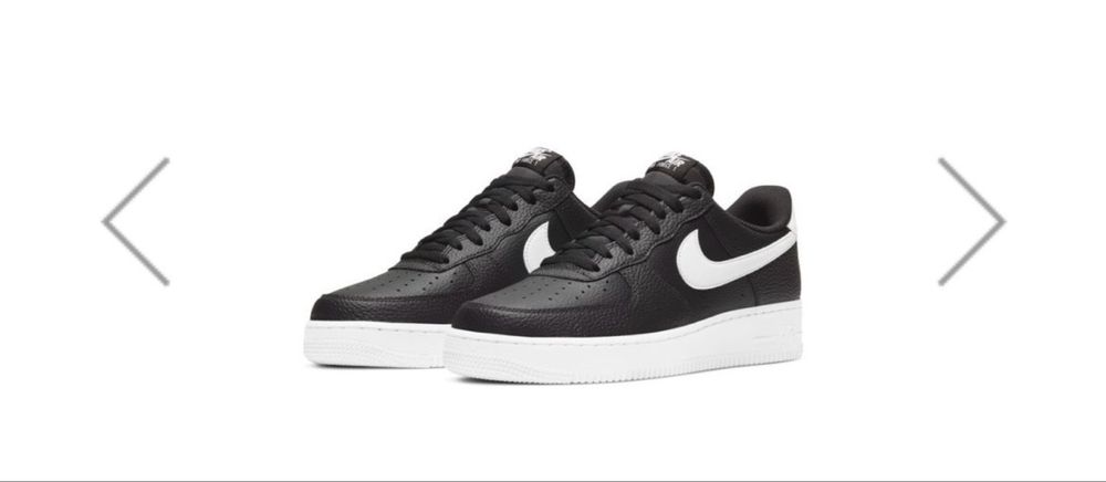 Nike Air Force 1 '07 "Black White"