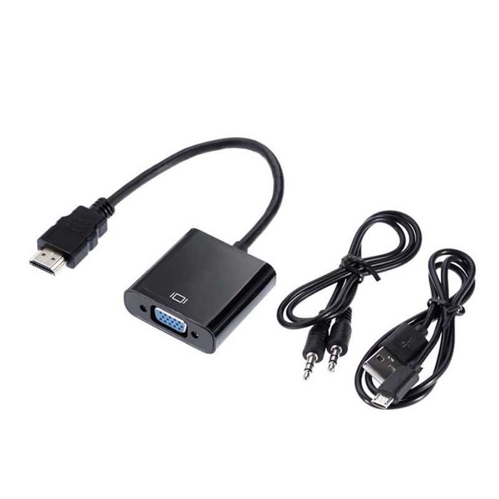 Adaptor Convertor HDMI Fara Sunet la VGA si Audio Cablu VGA HDMI VGA