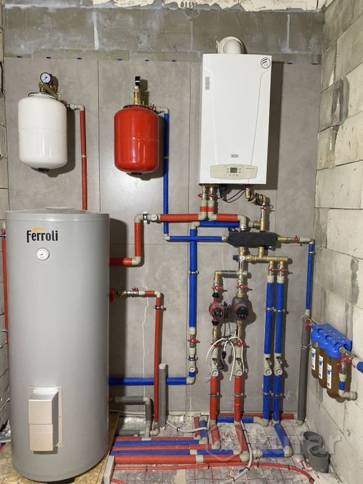 Сантехник монтаж отопления, тёплый пол, установка Двухконтурные  котлы