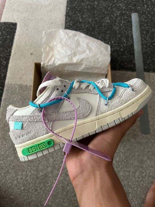 Adidasi dunk off white modelul 36 din 50