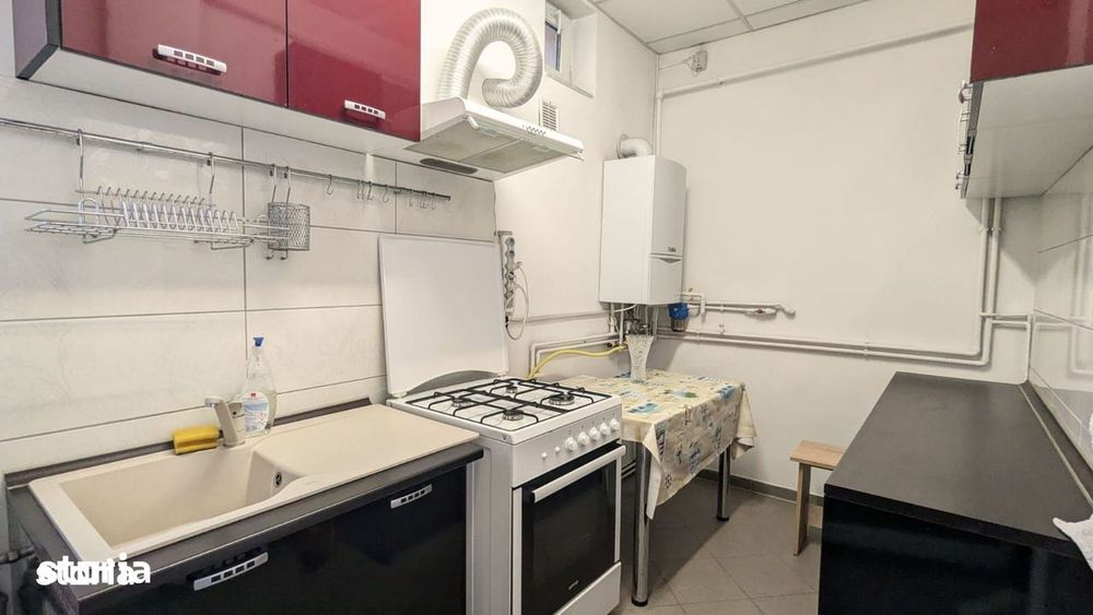 APARTAMENT 3 camere+curte, Banat, bloc nou, parter, mobilat, centrala
