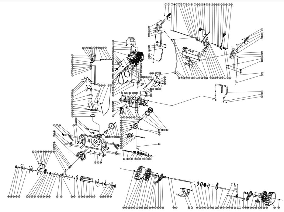 Снегоуборщик запчасти