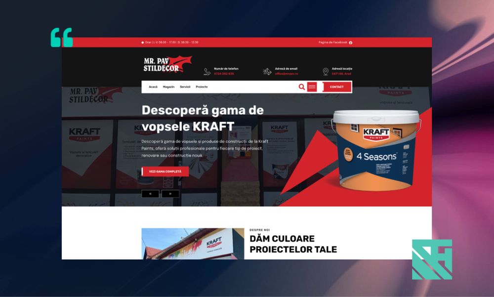 Site web / Magazin online / CRM-ERP – de la 2000 lei | Arcane Tech SRL