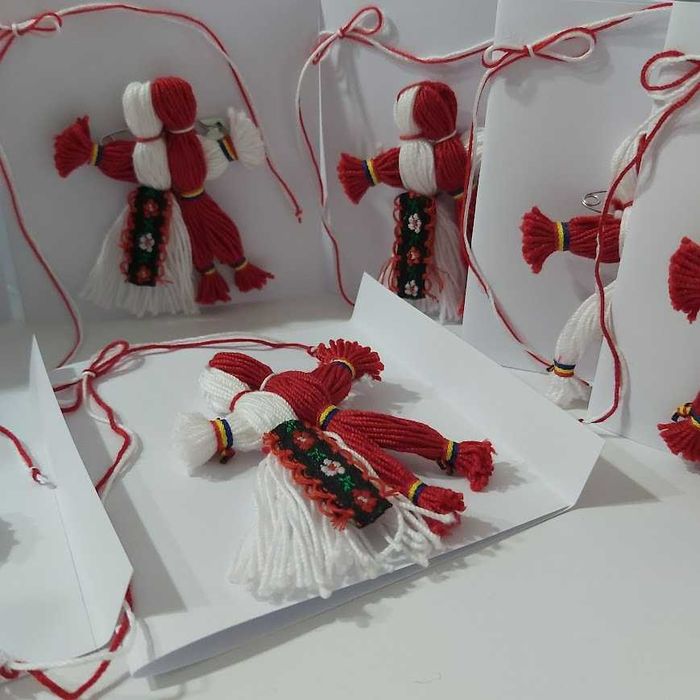 Mărțișor perechi fire bumbac