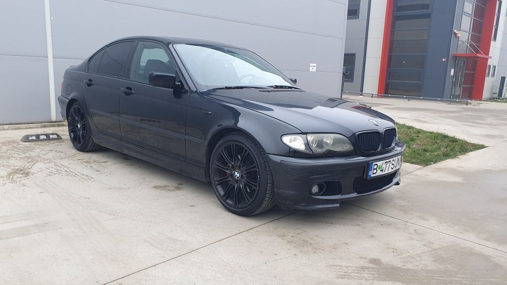 BMW e46 negru mpack 2 BENZINA piele trapa automata 135400 KM reali