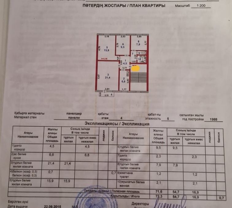 4 комнатная квартира возле Драмтеатра