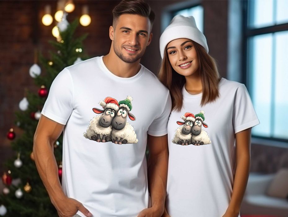 Дамски тениски със забавни овце, различни модели