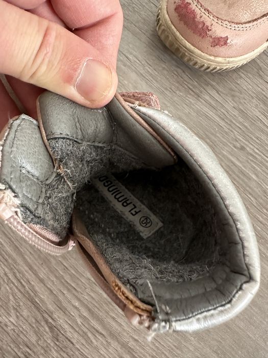 Детские кожаные ботинки р 25.