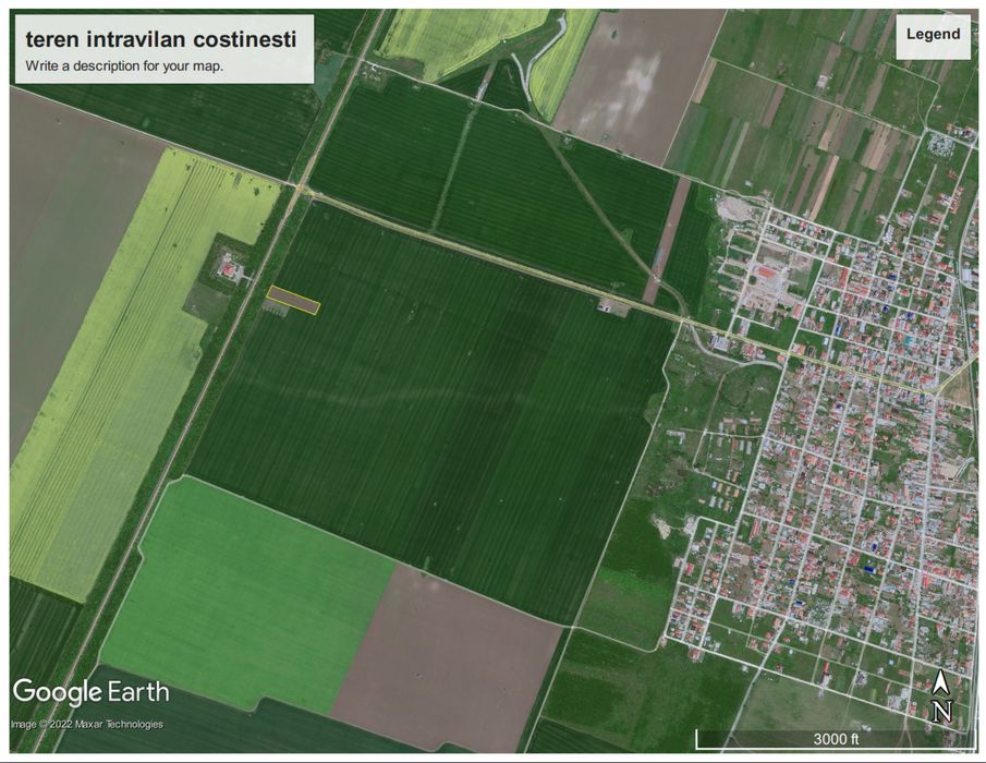 Teren intravilan 7187 m² Costinești, in prima linie cu DN CT- MNG