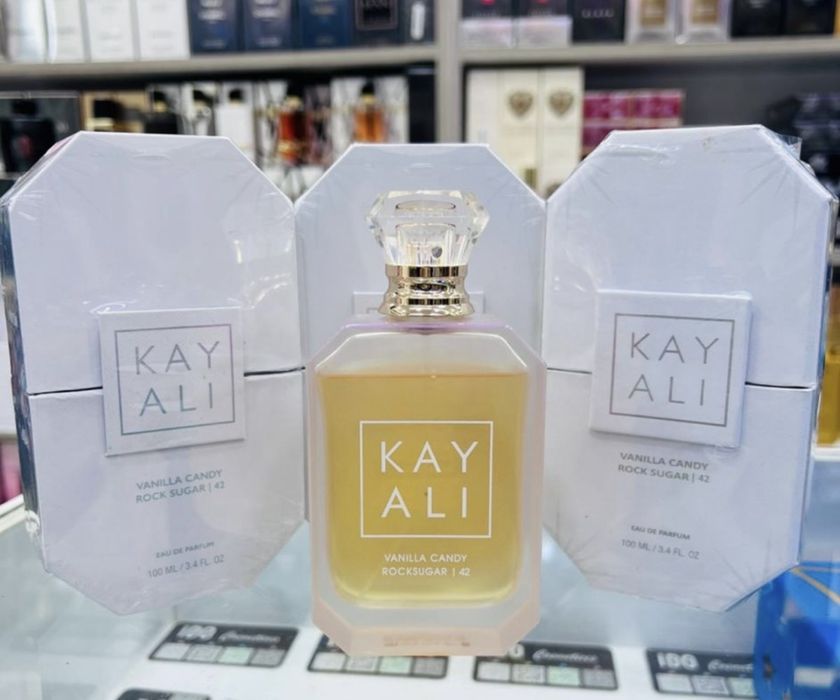 Kay Ali vanilla candy , pistachio gelato , marshmallow , vanilla oud