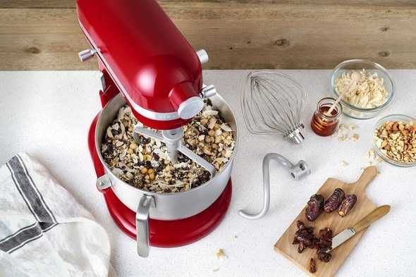 Mixer cu bol 6.6L, Model HEAVY DUTY, Empire Red - KitchenAid,Garantie