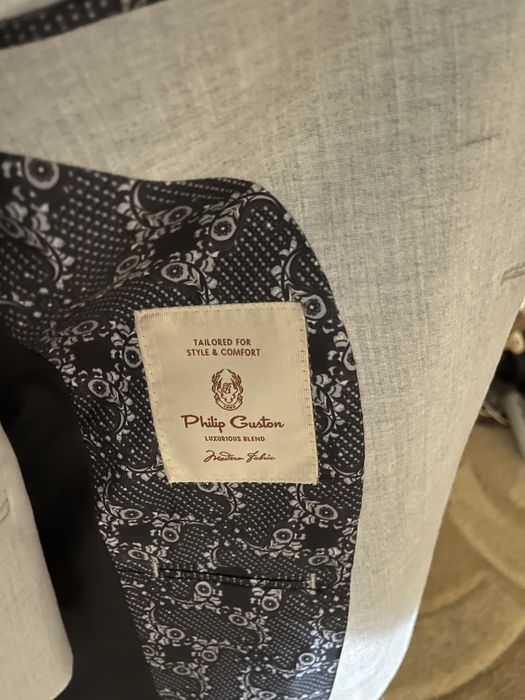 Costum bărbați 3 piese Philip Guston (sacou + vestă + pantaloni)