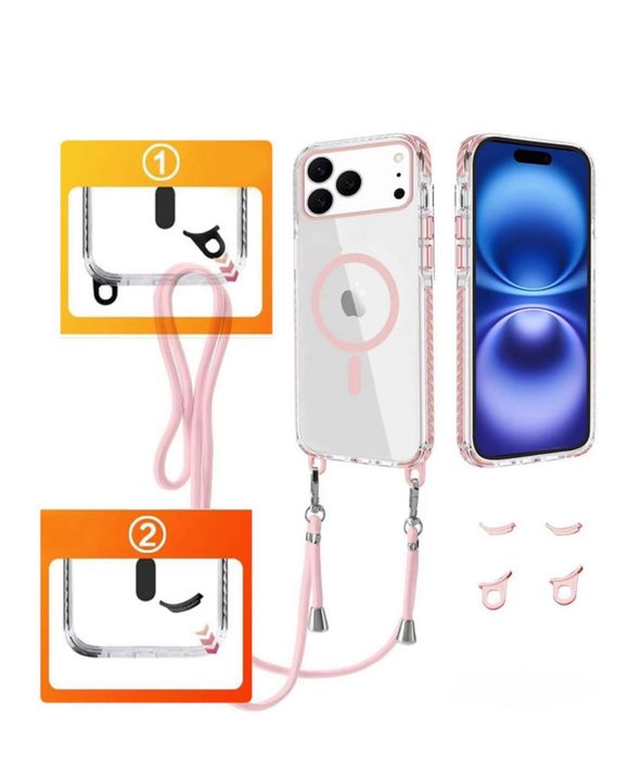 Iphone 17 17 PRO 17 PRO MAX Husa Magsafe Anti Soc Colturi Detasabile