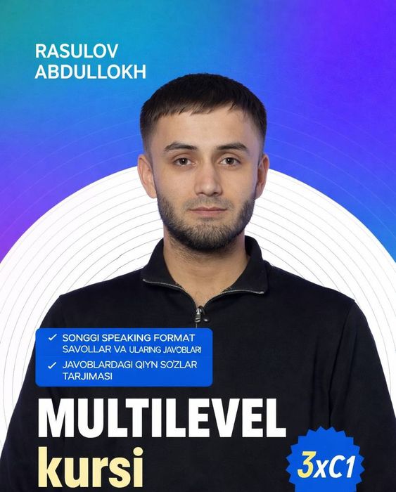 CEFR Multilevel dan 2 oylik intensiv darslar