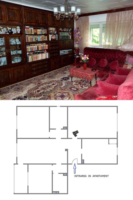 Vând  apartament  4 camere  Micro.4