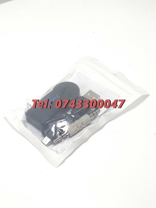 New Adaptor 35mm Audio Compatibil Bluetooth  Masina Aux   Pentru Cas