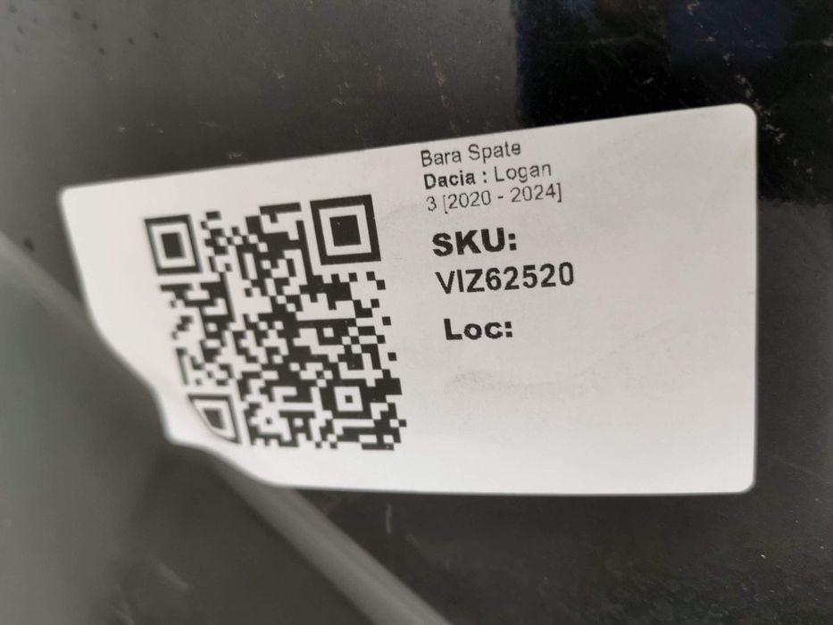 Задна броня Дачия Логан 3 / Dacia Logan 3 [ - ] Оригинална, в добро съ