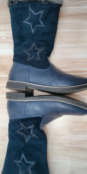 Cizme îmblănite , Nr 34, branț 20 cm