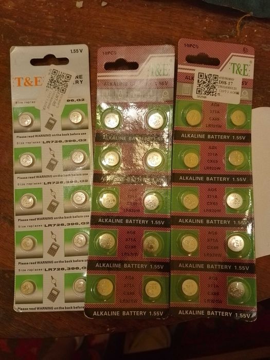 Батерия часовници 30 бр cell  371 A, LR7215 лв