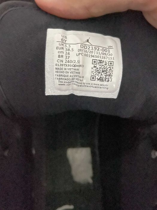 Air Jordan 1 Carbon Fiber 38.5