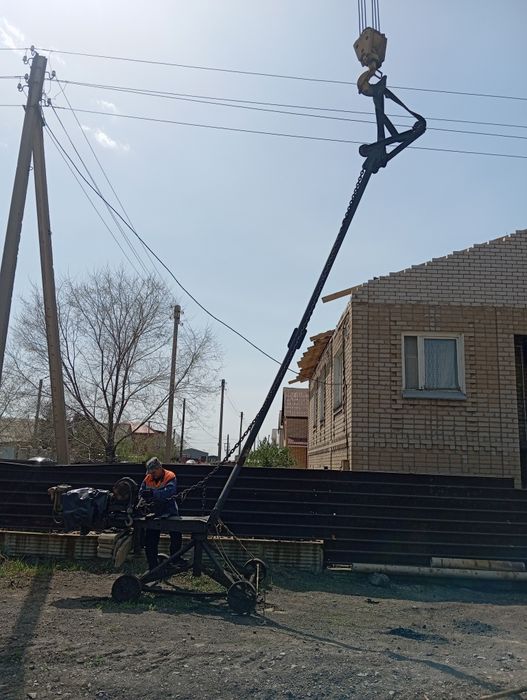 Продам либёдку Кран. Сдам в аренду.