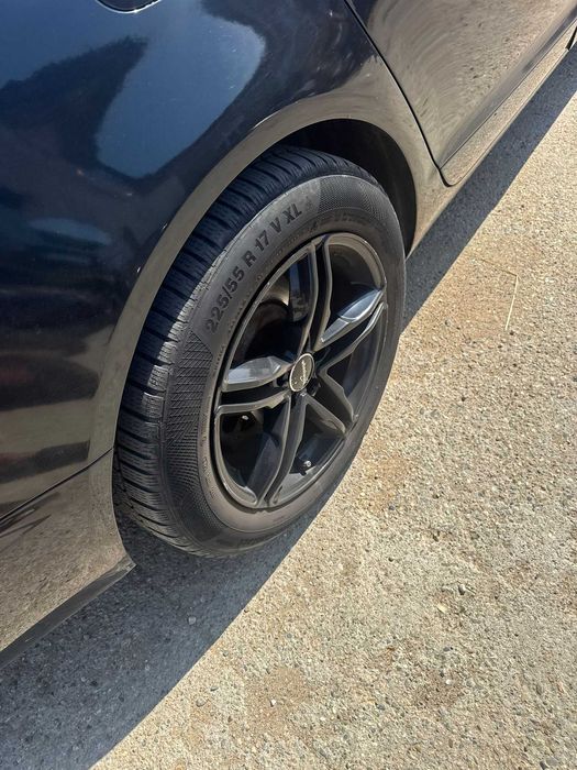 SET Jante aliaj model: Wheel World pentru Audi A6 C6 5x112 R17 inclus in pret - anvelope iarna Continental 225/55 R17